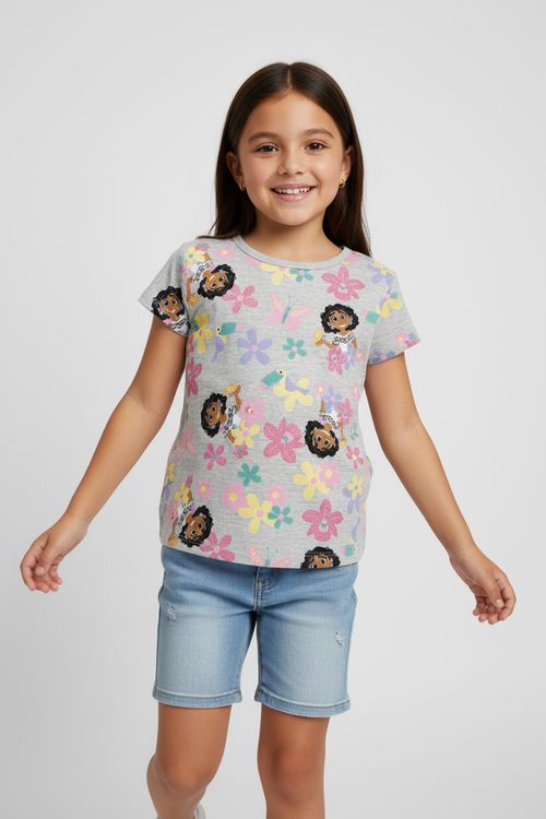 Blusa Infantil Menina Mescla Mirabel Floral
