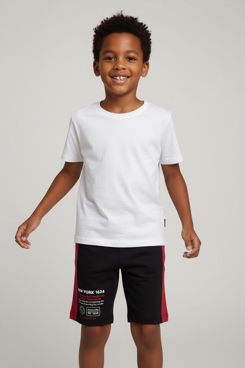 Bermuda infantil Moletom 4-8 Anos Caedu