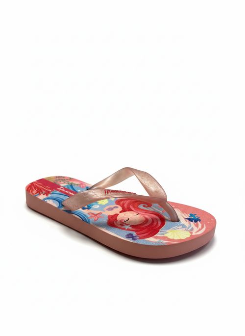 Chinelo Infantil Menina Rosa Sereia