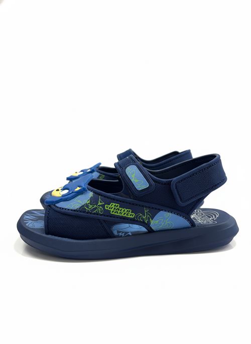 Sandália Infantil Menino Azul Escuro Sonic Rush