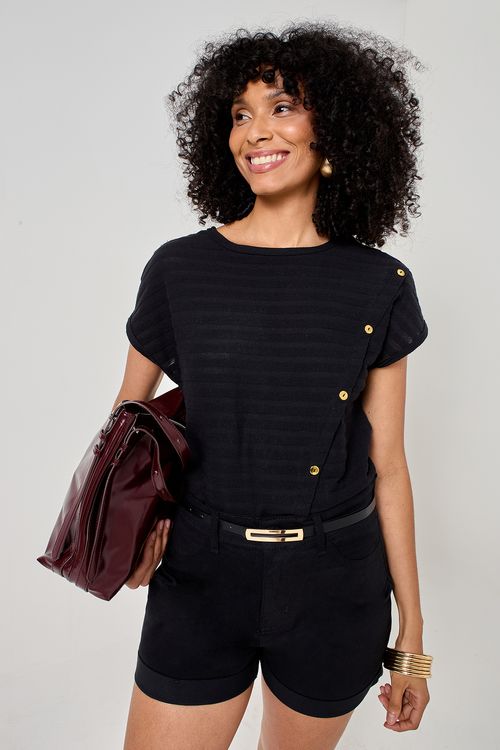 Shorts Feminino Preto