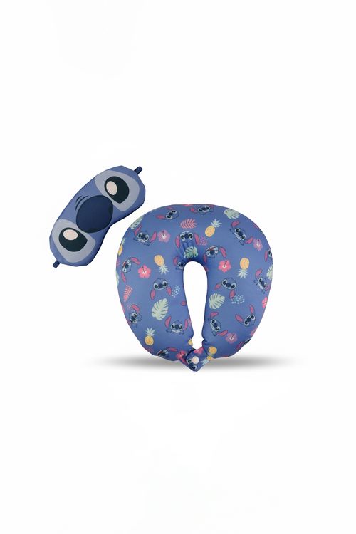 Kit Conforto e Viagem Infantil Multicolorido Stitch