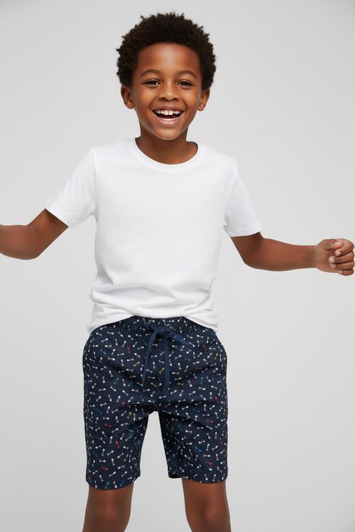 Bermuda Tactel Caedu Infantil Tie Dye Azul 10-16 Anos