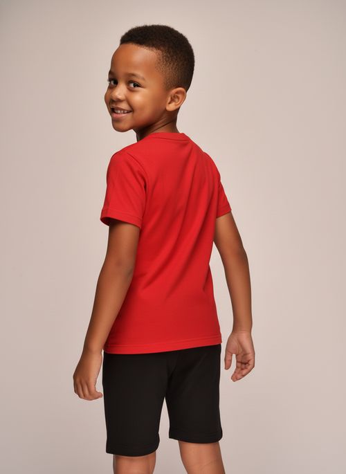 Conjunto Infantil Menino Vermelho e Preto Vingadores