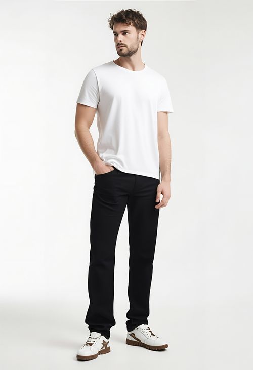 Calça Masculina Jeans Slim Preta Caedu Conforto e Estilo