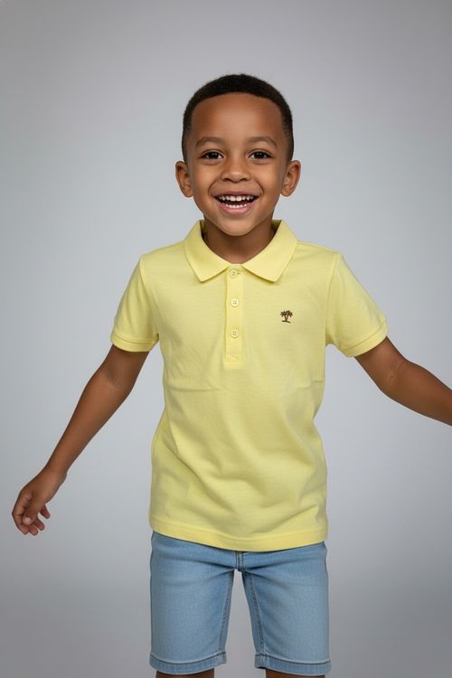 Top tecido m/c e m/l 4/8 nos amrl 300306 amarelo claro