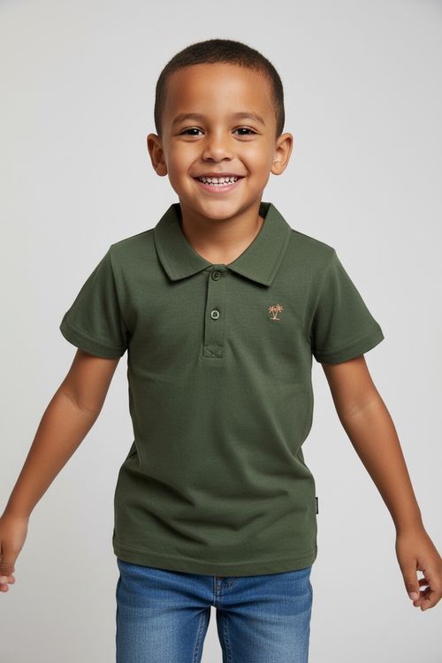 Top tecido m/c e m/l 4/8nos verde 300306 verde militar