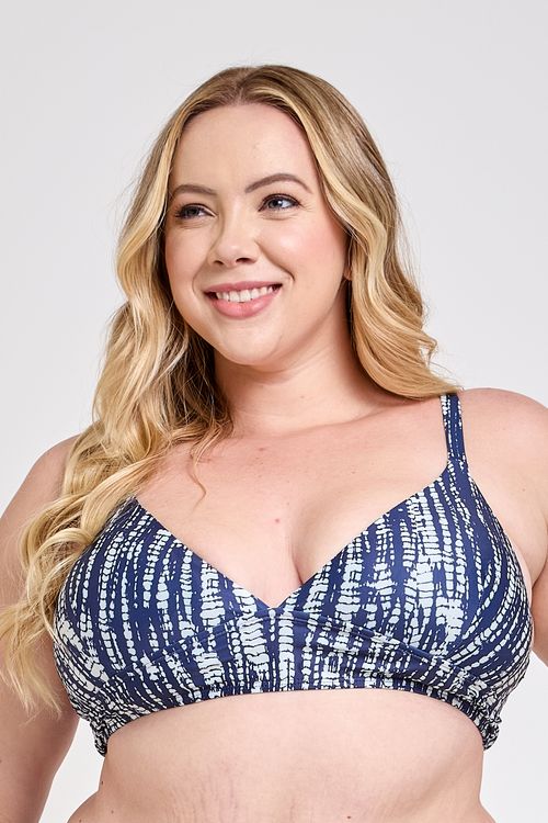 Aces fem fpm air093 top bqn p/b decote v estampado