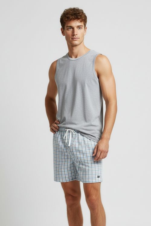 Aces masc amj025 pijama shorts regat xa estampado