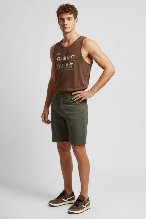 Bermuda masc prog 900318 srj 5pockets vd verde escuro