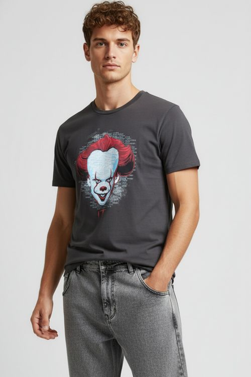 Camiseta masc promo mc it chumbo cinza escuro