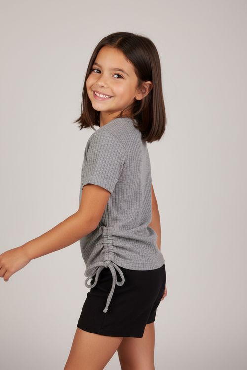 Blusa inf4/8nas rib colissê mescla mescla