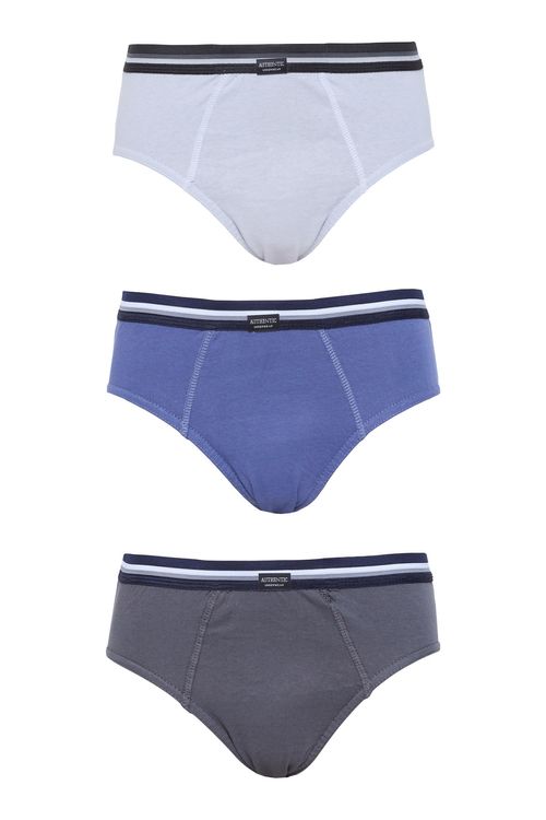 Kit 3 Cuecas Slip Masculino Sortidas Listrado