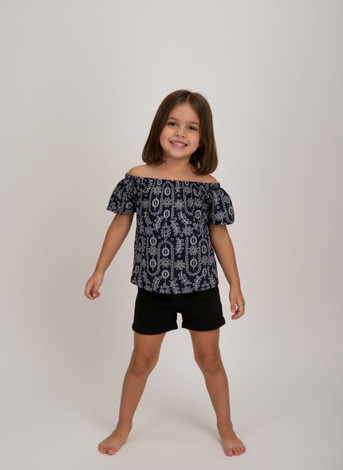 Blusa inf4/8nas cig laise marinho 13094 marinho