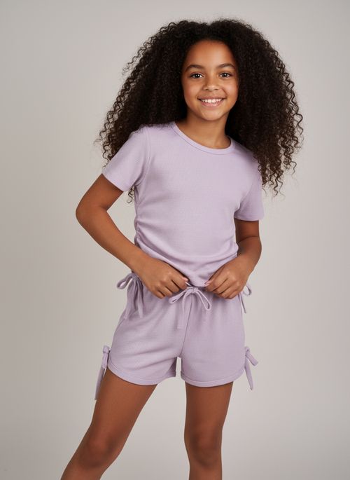 Conjunto Infantil Menina Lilás