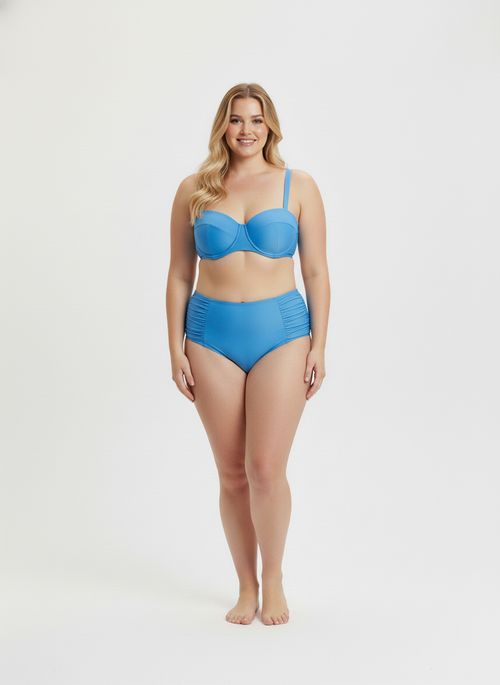 Biquíni Feminino Azul Vibrante Liso