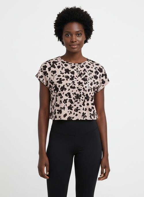 Blusa fem promo fcil333 m/c estampada estampado