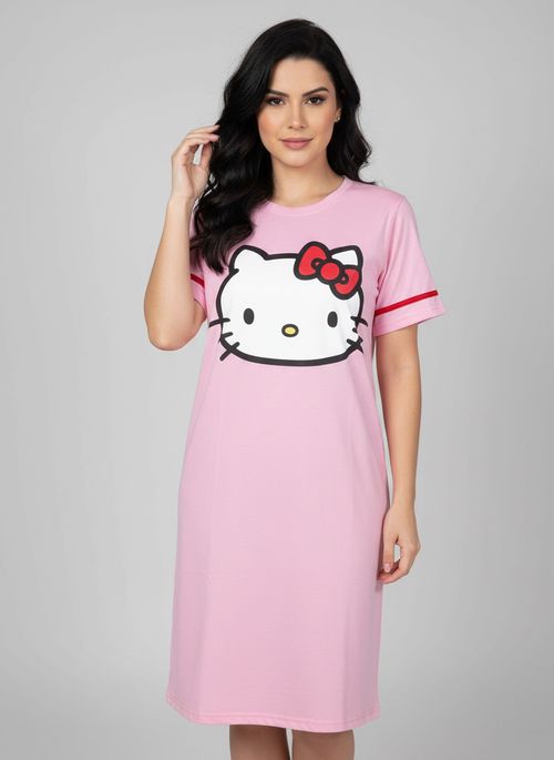 Camisola Feminina Rosa Hello Kitty