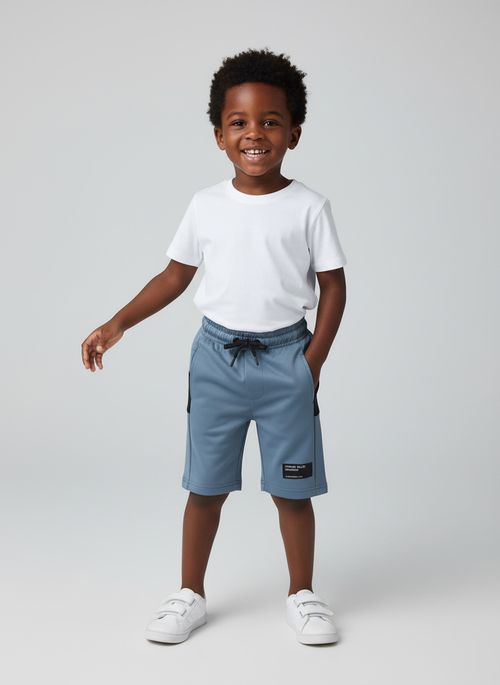 Inf 4/8 itb151 bermuda cargo scuba azul medio