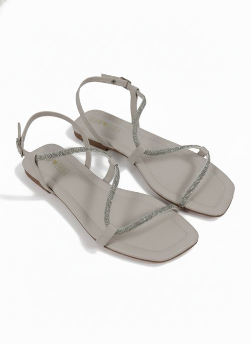 Rasteira cobra manta fq589 off white off white