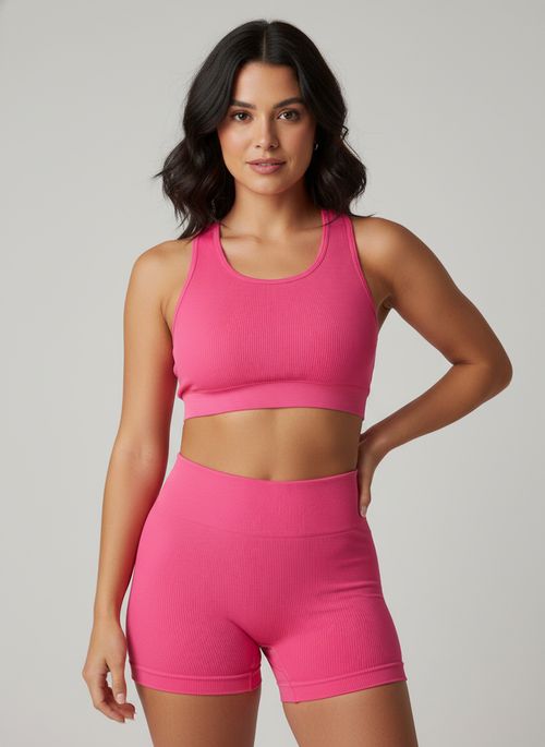 Top Feminino Rosa Fúcsia