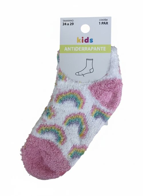 Meia chenile aces inf abs001 24-29 antid estampado