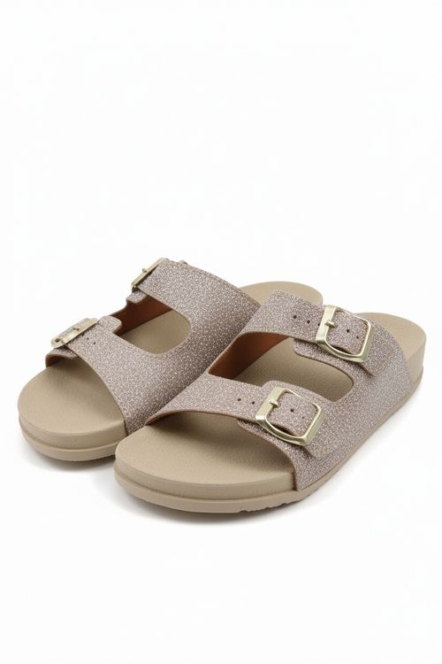 Sandália Birken Infantil Menina Dourada Glitter