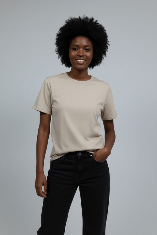 Blusa Feminina Bege Claro