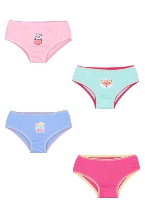 Calcinhas Infantil Menina Sortidas Estampas Fofas e Divertidas