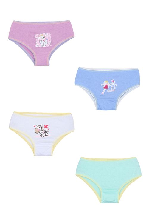 Calcinhas Infantil Menina Sortidas Estampas Fofas e Básica