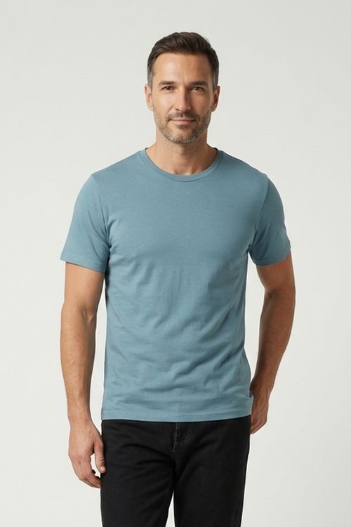 Camiseta Masculina Verde Médio