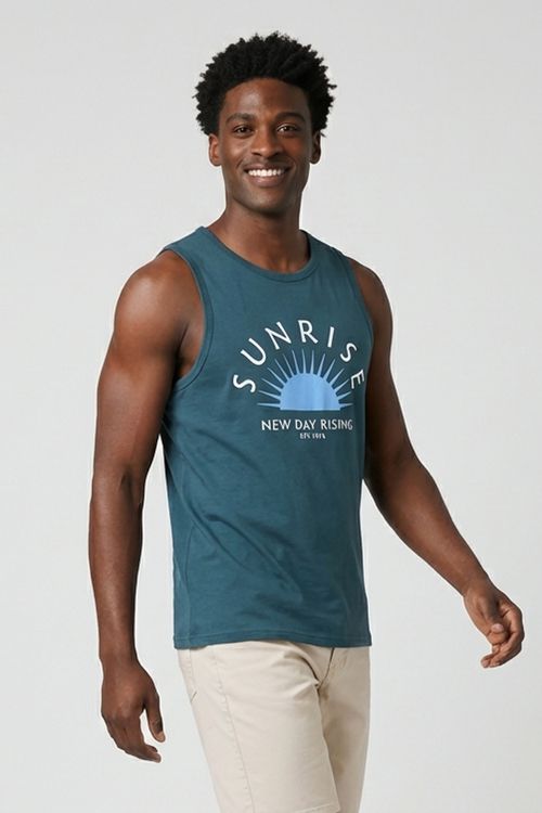 Regata Masculina Verde Escuro Silk