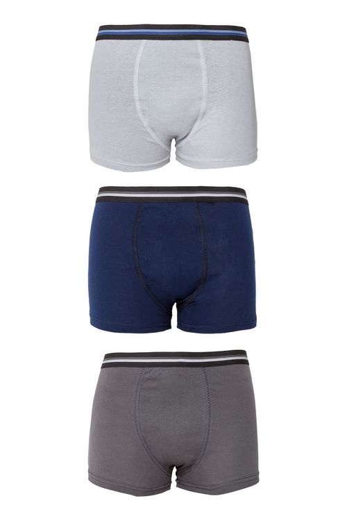 Kit cueca boxer 3x1 malha - gg sortido