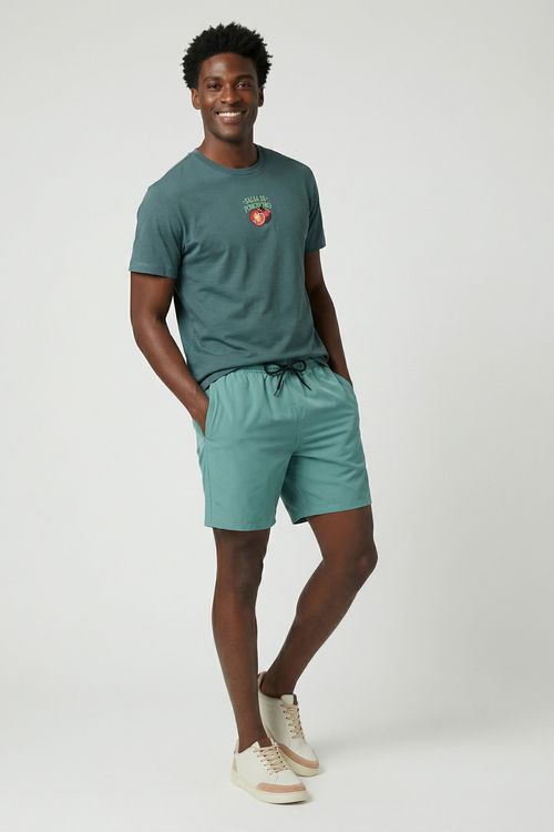 Shorts Masculino Verde Água