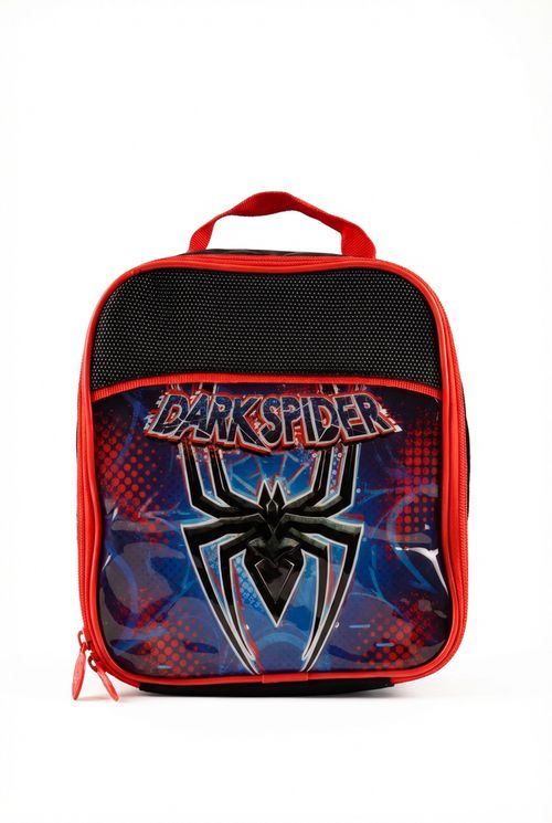 Mochila Lancheira Térmica Infantil Menino Dark Spider
