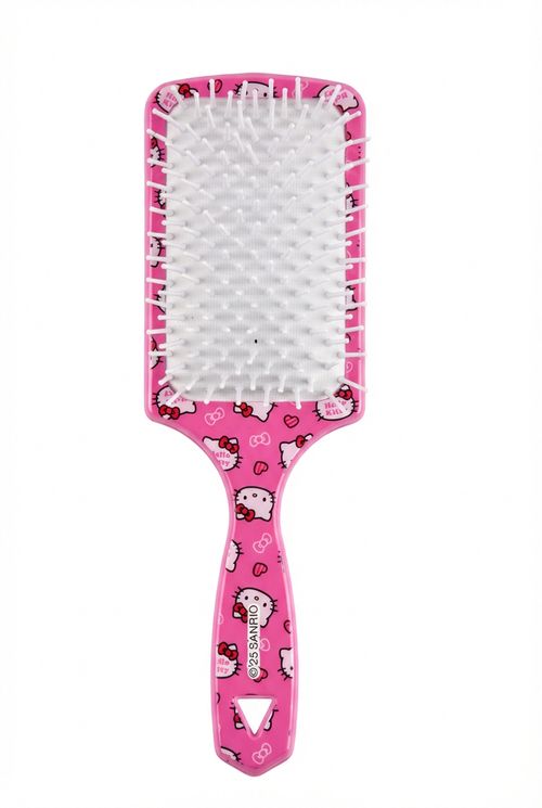 Escova de Cabelo Desembaraçante Infantil Menina Rosa Hello Kitty