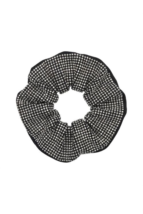 Aces bskt aic073 scrunchie strass carna preto