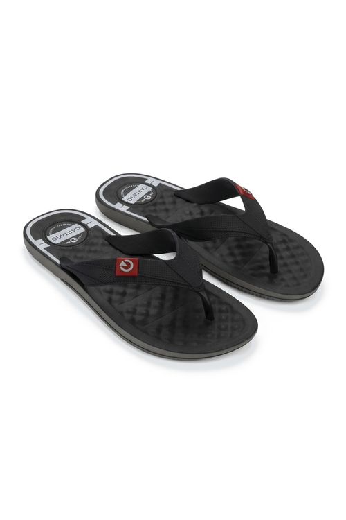 Chinelo Masculino Cartago Arizona Preto Padrão Geométrico