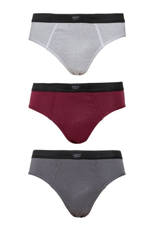 Kit cueca 3x1 elastico aparente g sortido