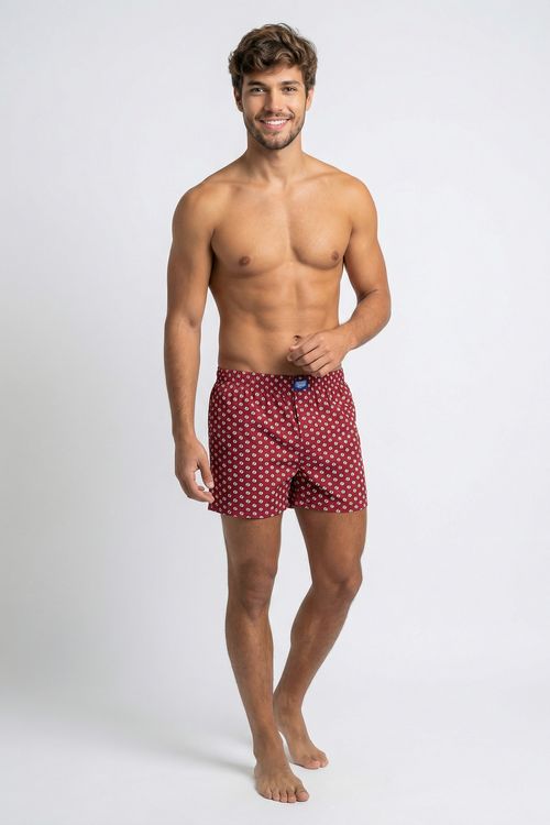 Acess masc amu137 samba malha flash vermelho escuro