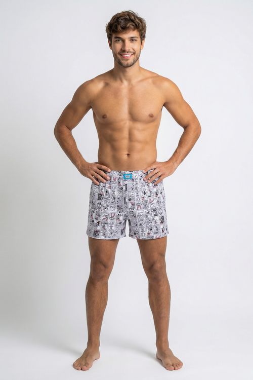 Acess masc amu144 samba malha looney estampado