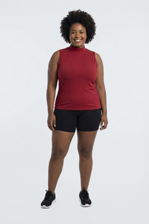 Regata fpm cas ribana gola alta vermelho vermelho medio