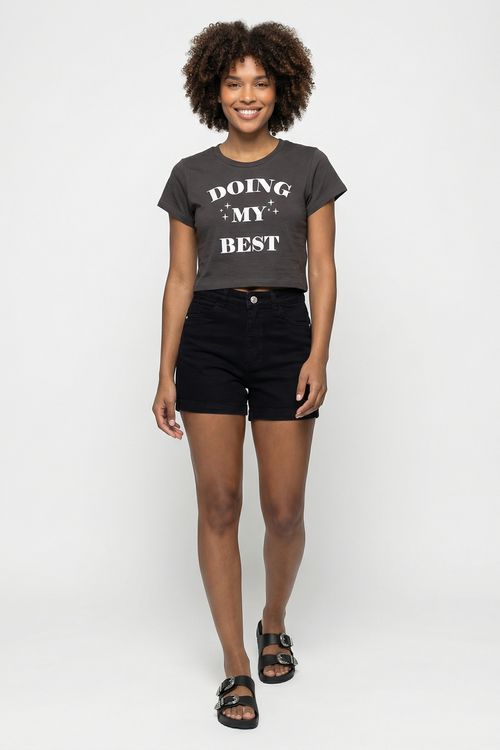 Shorts fem prog 223934 srj basic pto preto