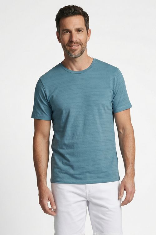 Camiseta masc promo maquinetada verde me verde medio