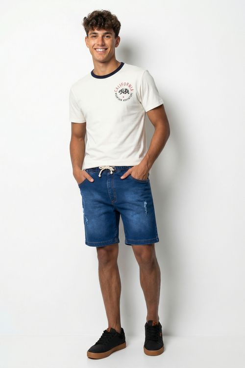 Berm masc aj 201357 program1 jogger jns jeans azul escuro