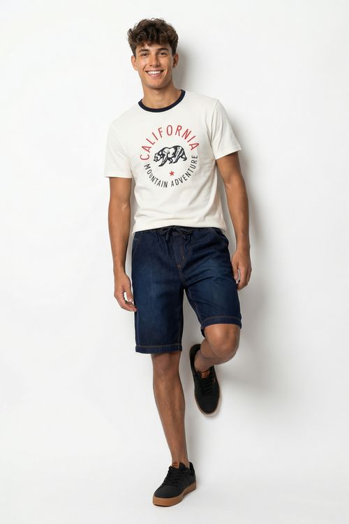 Calca masc conte skinny 217407 jns medio jeans azul medio