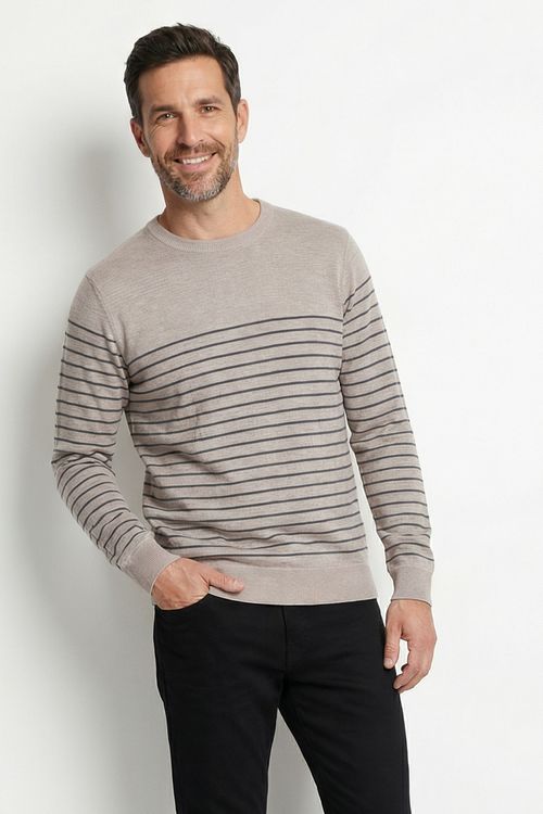 Masc promo mcs020a sueter gol carec list bege medio