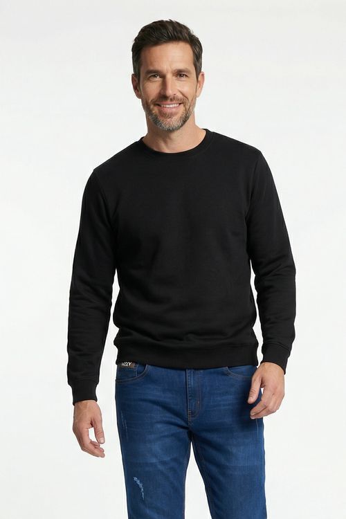 Masc promo mcs022d sueter gola careca pt preto