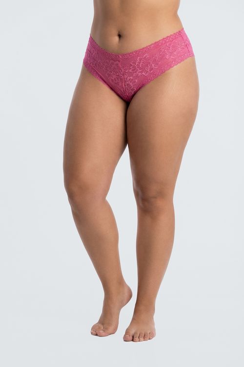 Ling fpm lgc048 calcinha renda fio rosa medio