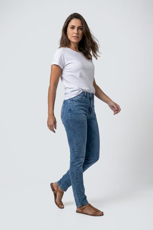 Calca fem promo 81241 jns cig.basica md jeans azul medio